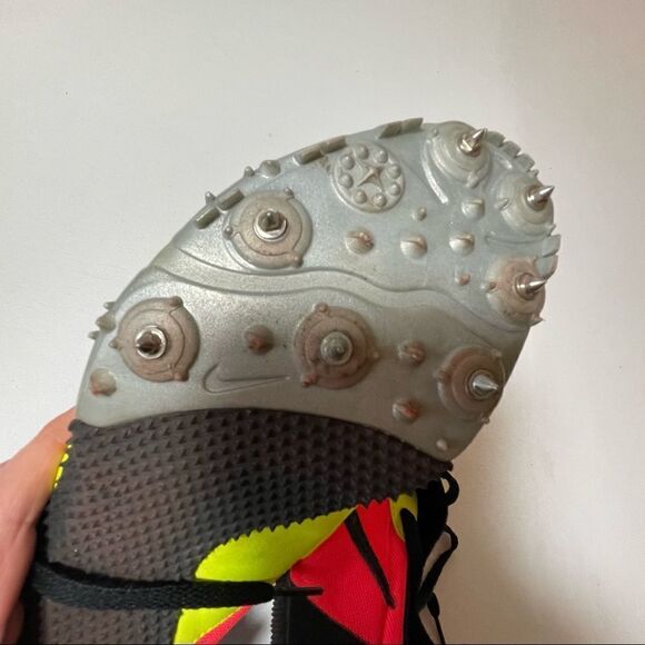 NIKE Bowerman series zoom rival track and field cleats neon pink and yellow 8 - Picture 2 of 10